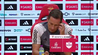 Roger Schmidt pre match press conference Estoril vs Benfica [upl. by Abdul]