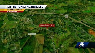 Buncombe County detention center officer killed in crash another officer injured authorities say [upl. by Seluj280]