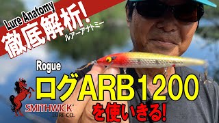 【ヒロ内藤流バス釣り】ログARB1200を使いきる！ルアー使い方徹底解析！【スミスウィック・ミノー】 [upl. by Novit]