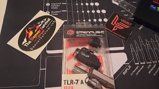 Streamlight tlr 7a flex unboxing install [upl. by Ahtenek529]