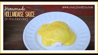 🌟 Quick amp Healthy Homemade Hollandaise Sauce 🌟 [upl. by Ahsimaj]