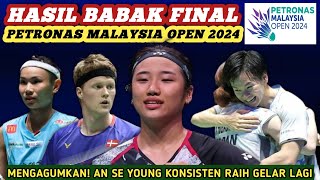 Hasil Semua Sektor Final Badminton Petronas Malaysia Open 2024 Hari Ini [upl. by Cul]