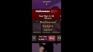 Buying The Mm2 Halloween Battle Pass [upl. by Bocyaj]