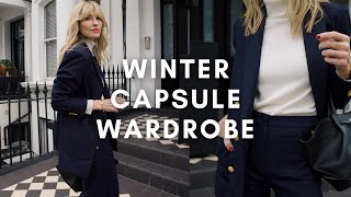 WINTER CAPSULE WARDROBE  14 Style Tips To Create a Timeless Closet [upl. by Christiane]