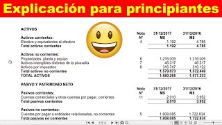 Como LEER un BALANCE GENERAL contabilidad para no contadores [upl. by Gleeson]