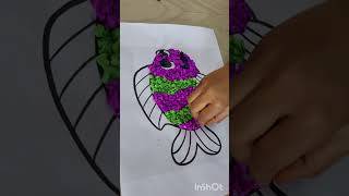 paper crumpling shortsfeed trending kids activity craft work fine motor skill shorts craft [upl. by Narad]