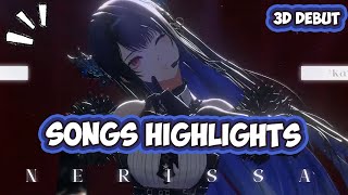 Song Highlights  Nerissa 3D Debut Highlights  Hololive [upl. by Jo-Ann]