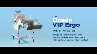 Aquatec Ocean VIP Ergo TiltinSpace Shower Chair Commode [upl. by Ena]