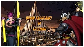 UMvC3 FT 10  Brian Kasugano vs Luizmau [upl. by Yme813]