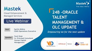 Mastek  Talent amp OLC Oracle Quarterly Updates 24B [upl. by Salli507]