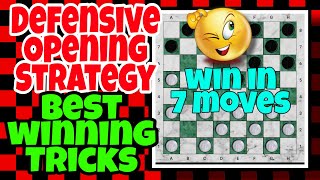 CHECKERSDAMA Strategy  Defensive Opening Moves and Tricks Checkers Tv [upl. by Hazaki482]