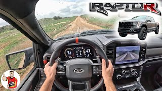 The Ford F150 Raptor R Lets You Choose Monster or Mouse POV Drive Review [upl. by Enilauqcaj]