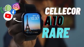 Unboxing CELLECOR A10 RARE  SMARTWATCH  Elegant display [upl. by Robina]