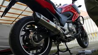 Honda NC700X DOMINATOR Exhaust [upl. by Presley]