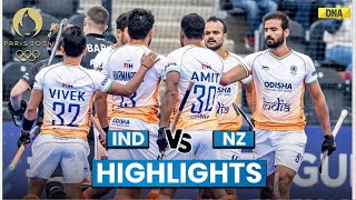 IND vs NZ Hockey Highlights India Beat New Zealand By 32 Paris Olympics 2024India vs New Zealand [upl. by Athallia]