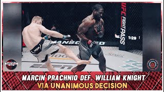 William Knight freezes against Marcin Prachnio puts on strange showing at UFCVegas69  BWP [upl. by Borreri]