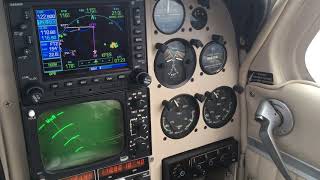 Beechcraft Baron 55 D55 first flight with rebuilt engines [upl. by Sothena]