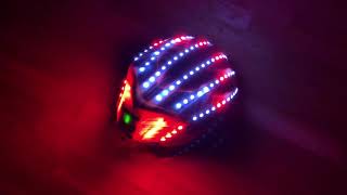 Fahrradhelm mit LED Lauflicht mit Neopixel und Arduino Nano [upl. by Victory38]