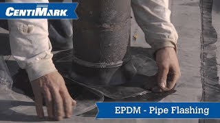 What is the process of flashing a pipe on an EPDM Roof [upl. by Welker427]