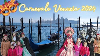 Carnevale di Venezia 🎭 Edizione 2024 🎭 Venice Carnival 2024 🎭 italy familyvlog travel [upl. by Currey]