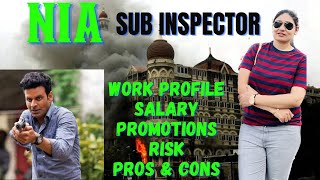 National Investigation Agency Sub Inspector✅ NIA Work Profile Salary Promotion SSC CGL✅ [upl. by Ramin]