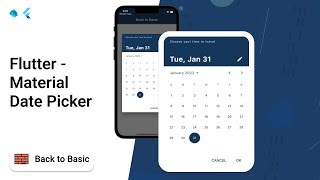 Flutter  Material Date Picker [upl. by Goodman24]