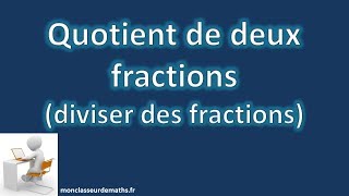 Diviser des fractions [upl. by Oiretule]