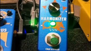 VSN Guitar Harmonizer Effect Pedal Digital Octave Effects Pedals Harmony Pitch Shifter Detune Review [upl. by Tessler283]