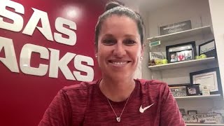 Courtney Deifel previews Arkansas Softballs fall schedule [upl. by Hummel]