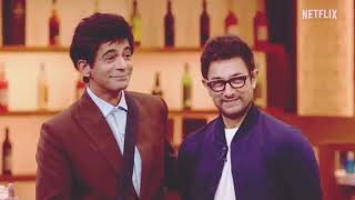 The kapil Sharma Show  Amir khan iin kapil show  sunil Grover Comedy [upl. by Nalad770]