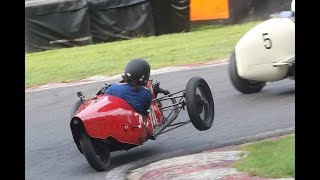 VSCC Cadwell Park 2022 Under 30s Race Morgan Super Aero [upl. by Akelam]