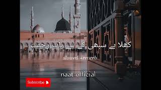 khula hy sabhi ke liye baab e rehmat naat 💖💖💖💖💖💖 [upl. by Ehttam]