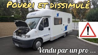 Campingcar  Cachemisère et humidité encore une épave  Vendu par un professionnel [upl. by Brock648]