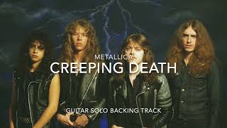 Creeping Death Metallica Guitar Solo Backing Track [upl. by Malone623]