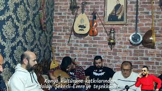 🌠👑ŞEKERLİ EMRE KONYA OTURAĞI👑RAMAZAN KOYUNCU🪕🎻KÜÇÜKKAZANOVA ALİ 🎤🎼SABAH OLUR GÜNES VURUR DUVARA [upl. by Euqinomod815]