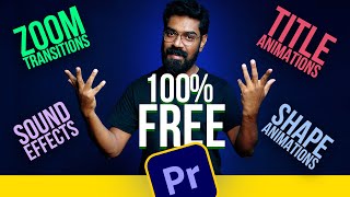 എല്ലാം ഫ്രീ  Best Free Premiere Pro Plugin Malayalam Tutorial Premiere Composer Mister Horse [upl. by Lanahtan]