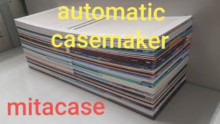 MITACASE  Automatische Buchdecken Produktion cover  AUTOMATIC CASEMAKER HARDCOVER [upl. by Deutsch449]