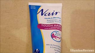 Nair Leg Hair Removal Cream DEMO  REVIEW [upl. by Riedel]