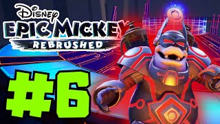 PETETRONIC BOSS  Epic Mickey Rebrushed Gameplay Walkthrough Part 6 [upl. by Aiciram]