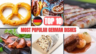 Top 10 Most Popular German Foods  GERMAN Foods YOU MUST TRY  Traditional German Foods [upl. by Murage]