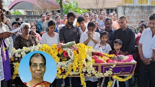 Funeral at church of Latitia Frank72 mo Philip Jacintha Sunitha Roshan amp Arun Agrar Bant2 [upl. by Hunley]