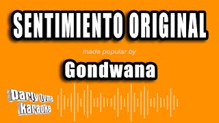 Gondwana  Sentimiento Original Versión Karaoke [upl. by Leuname]