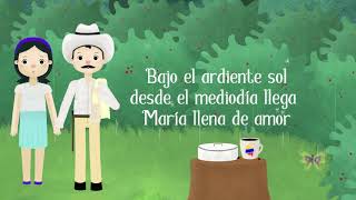 Juan Cafetero ClaraLuna  Lyric Video [upl. by Ahso922]