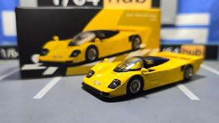 Sparky x Tiny 164 Porsche Dauer 962 Le Mans  Yellow [upl. by Idroj]