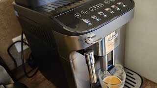 First using coffee espresso machine DeLonghi magnifica Evo ECAM29042TB 18 L 1450W 15bar [upl. by Duile178]