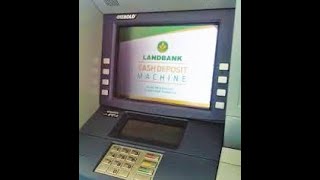 how to deposit money ATM  CDM machine at landbank or other bank 2020 [upl. by Aneekan]