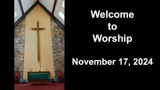 Colesville Presbyterian Church Livestream November 17 2024 [upl. by Kcirad]