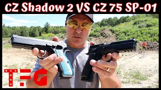 CZ Shadow 2 VS CZ 75 SP01  TheFirearmGuy [upl. by Aloiv843]