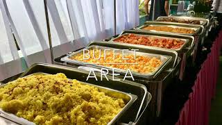 Catering Services buffet set up amp Menu plating [upl. by Jabon]