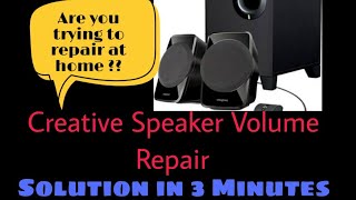 creative speakers Creative Speakers Repair at home Volume control Repair repair volume [upl. by Slinkman450]